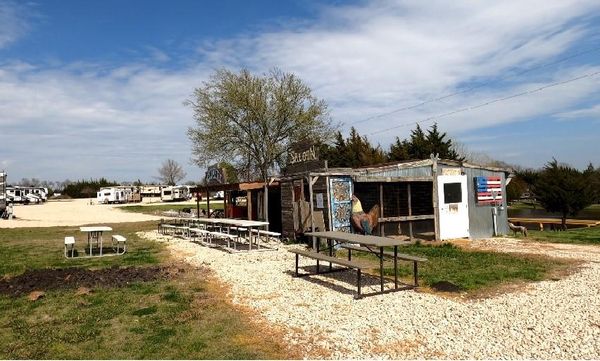 Chicken coops at Lakeland RV Ranch