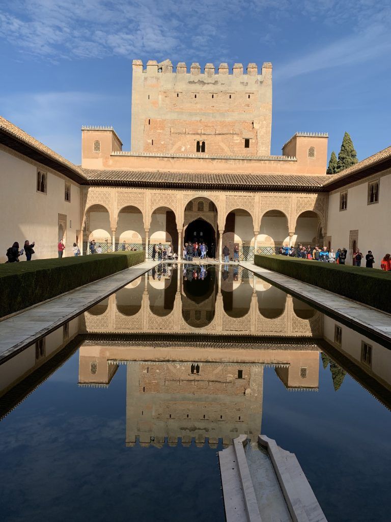 Reflecting pool in Alhambra