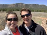 Brent and Tayler take a selfie in Pecos